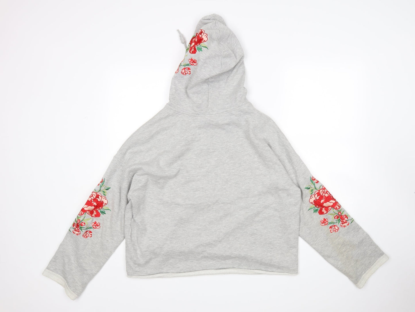 H&M Womens Grey   Pullover Hoodie Size M