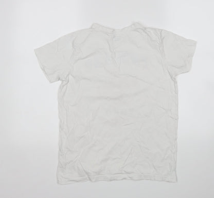 Primark Boys White   Basic T-Shirt Size 12-13 Years  - England Euro 2020
