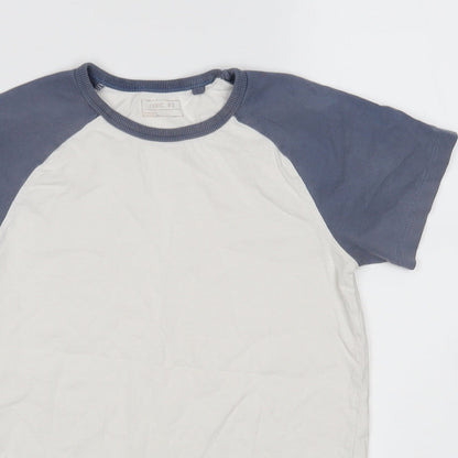 Close-up detail of Next boys’ multicoloured basic t-shirt, size 9, years