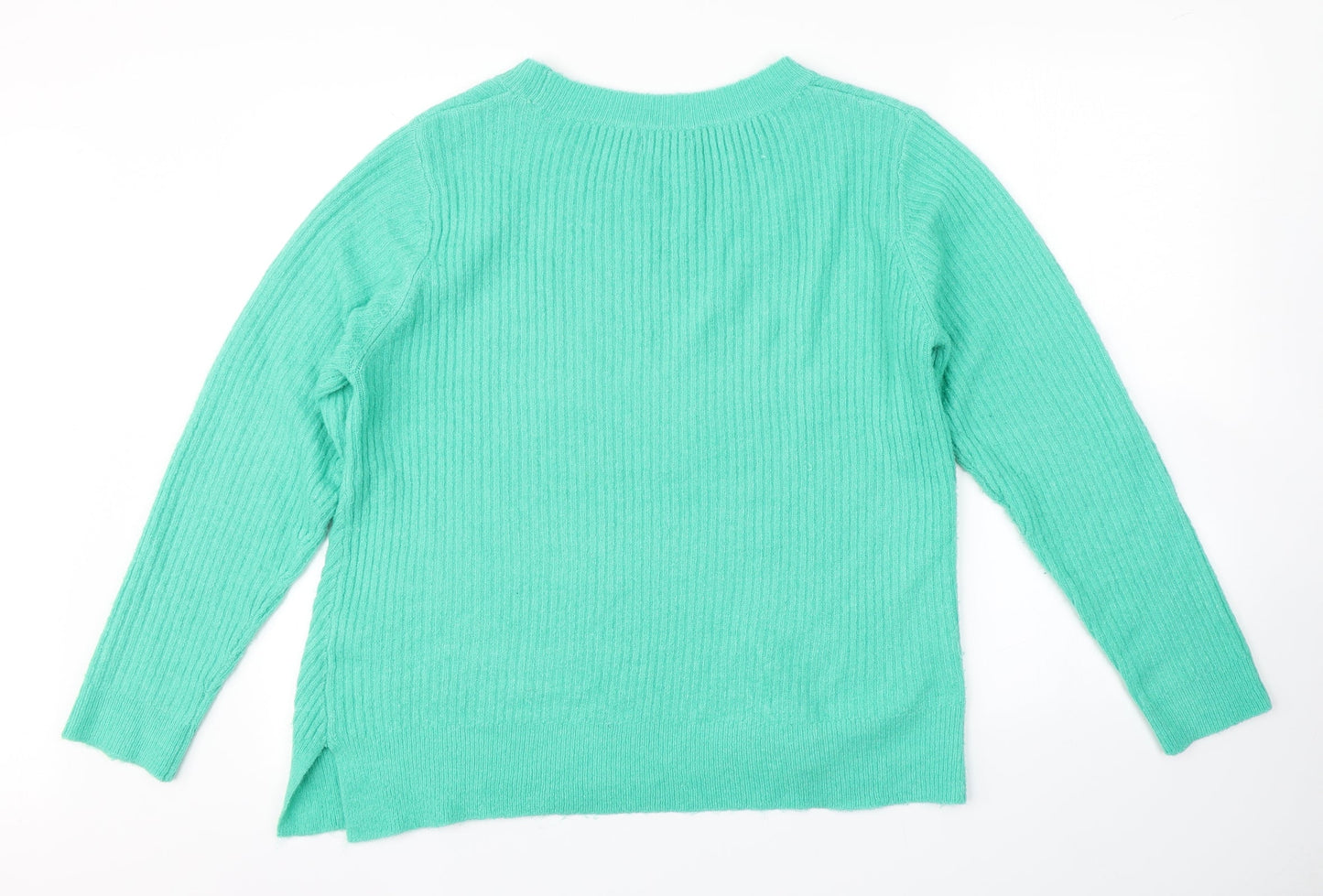 M&CO. Womens Green   Pullover Jumper Size 16