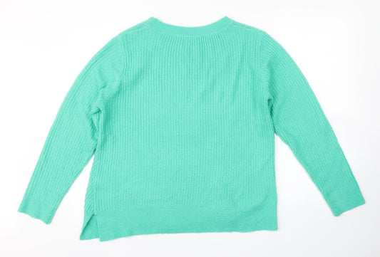 M&CO. Womens Green   Pullover Jumper Size 16
