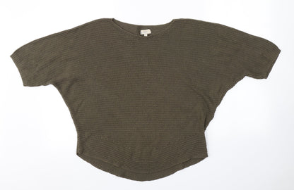 Womens UK Size S Amanti Green Pullover Jumper