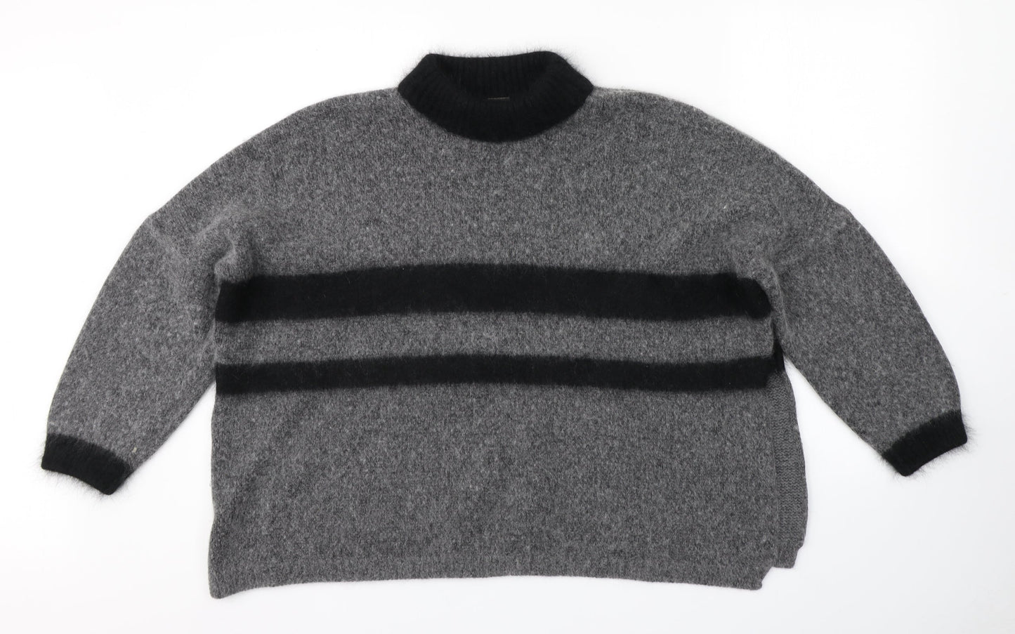 Womens UK Size  Preworn Grey Pullover Jumper