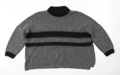 Womens UK Size  Preworn Grey Pullover Jumper