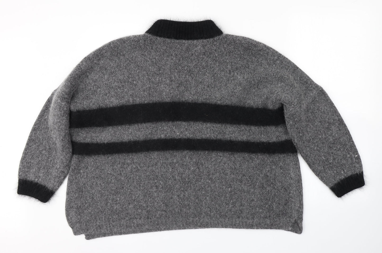 Womens UK Size  Preworn Grey Pullover Jumper