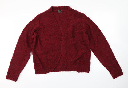 Preworn Womens Red   Cardigan Jumper Size XL