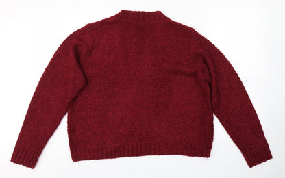 Preworn Womens Red   Cardigan Jumper Size XL