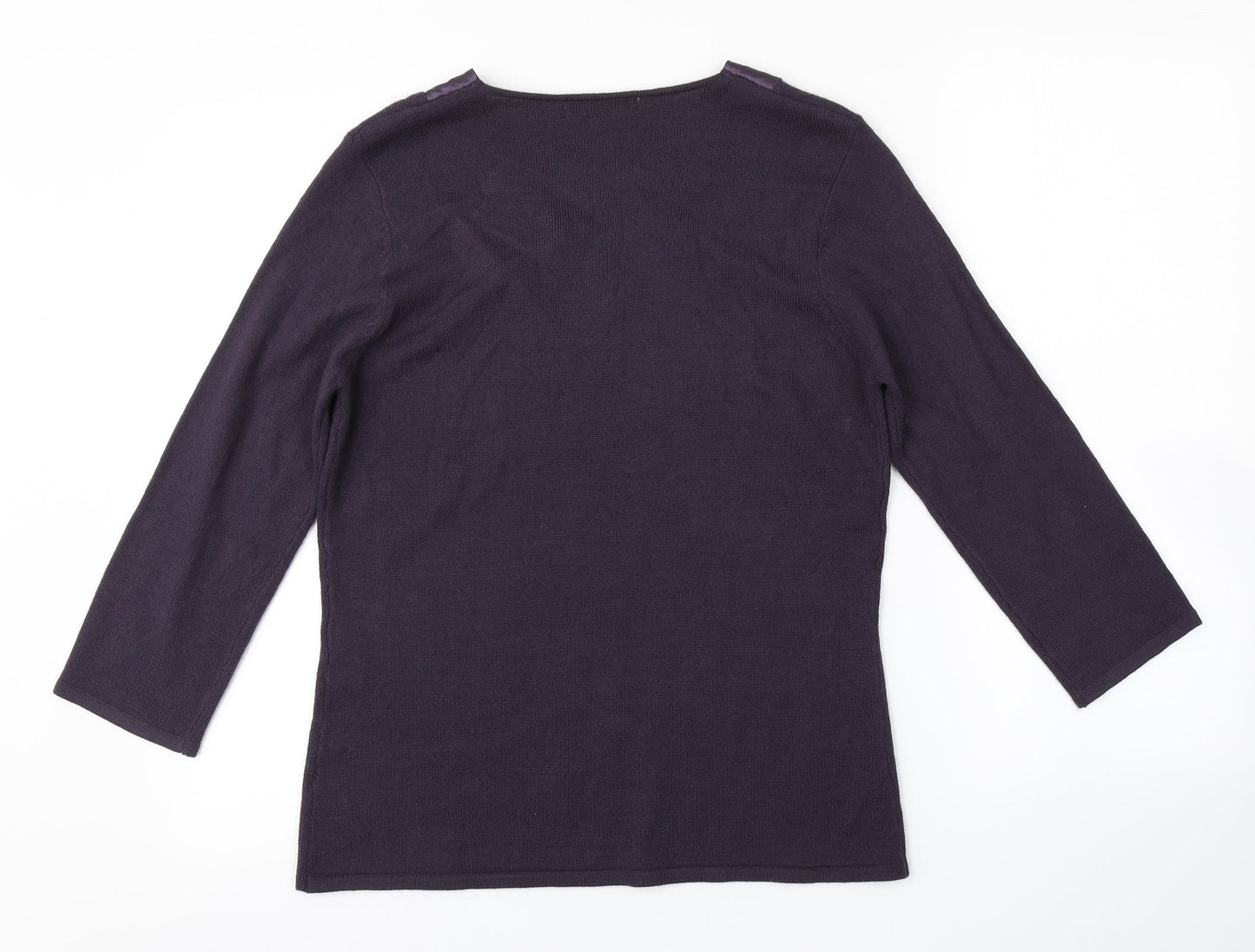 Klass Womens Purple   Pullover Jumper Size S