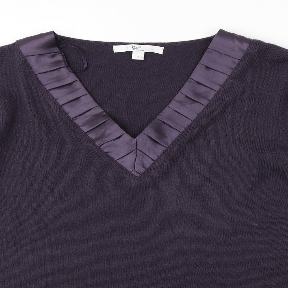 Klass Womens Purple   Pullover Jumper Size S