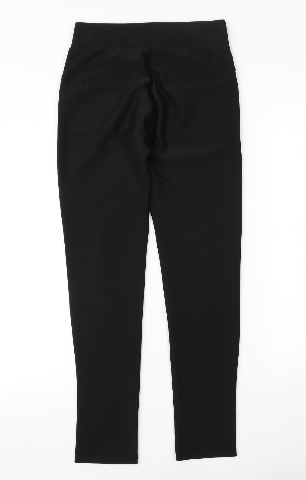 Womens UK Size S Preworn Regular Fit  Black Trousers