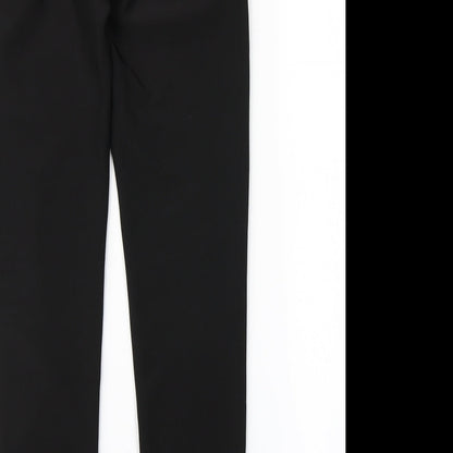Womens UK Size S Preworn Regular Fit  Black Trousers