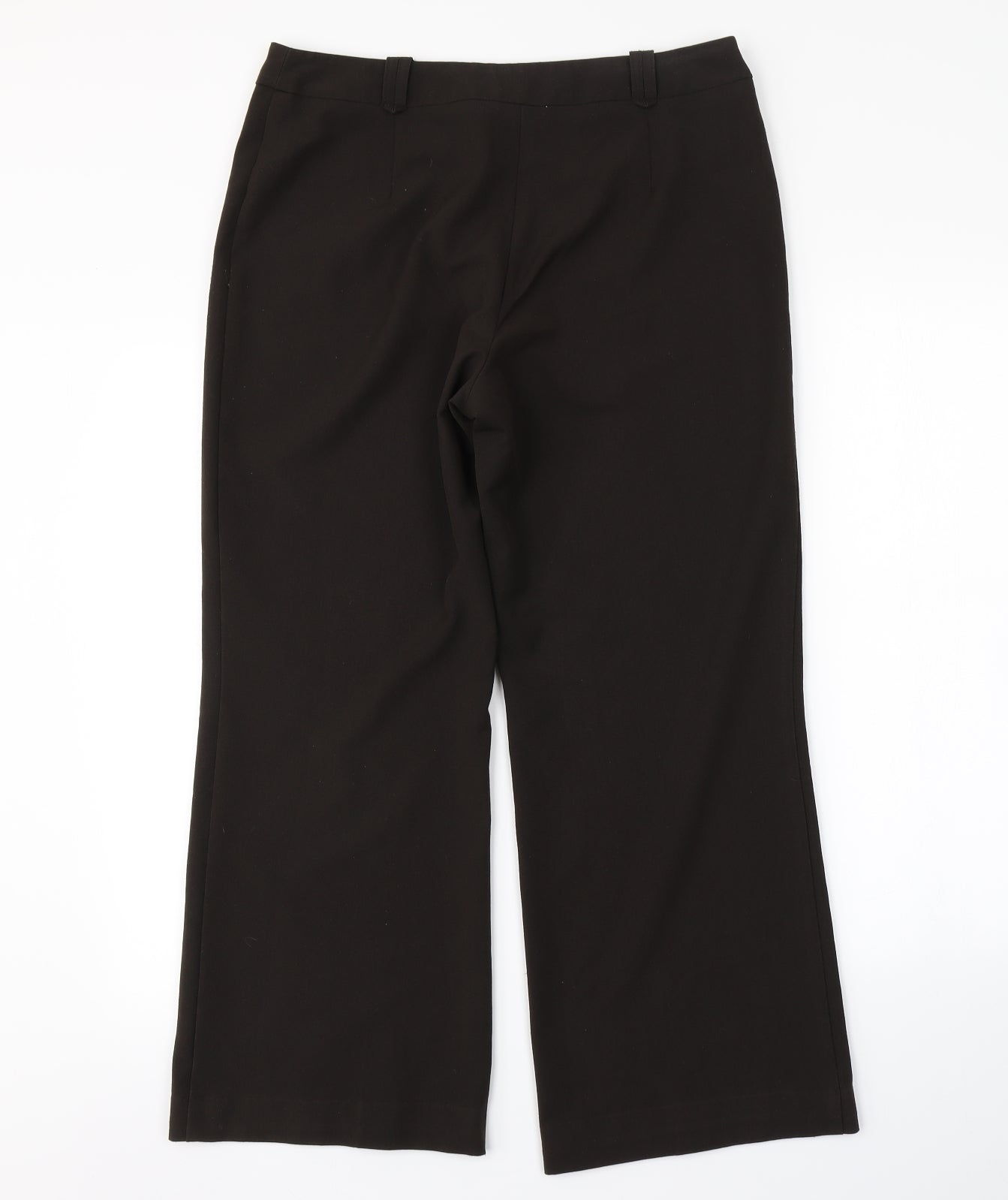 Womens UK Size 12 Debenhams Regular Fit  Brown Trousers
