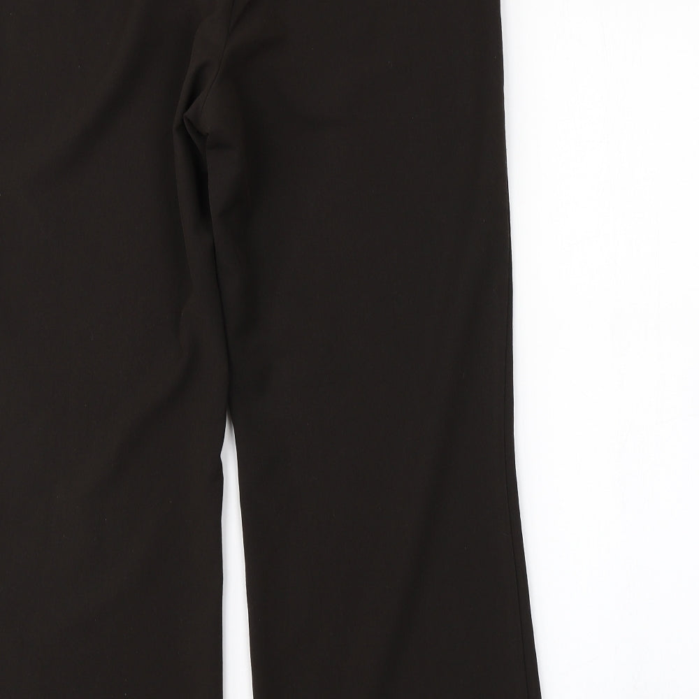 Womens UK Size 12 Debenhams Regular Fit  Brown Trousers