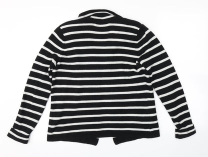 Womens UK Size 12 M&S Black Cardigan Jumper