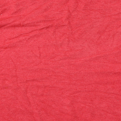Womens UK Size  Preworn Red Pullover Jumper