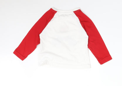Matalan Baby Multicoloured Colourblock  Basic T-Shirt Size 12-18 Months  - OH DEER