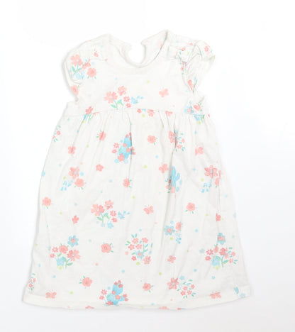 George Girls Multicoloured Floral  A-Line  Size 18-24 Months
