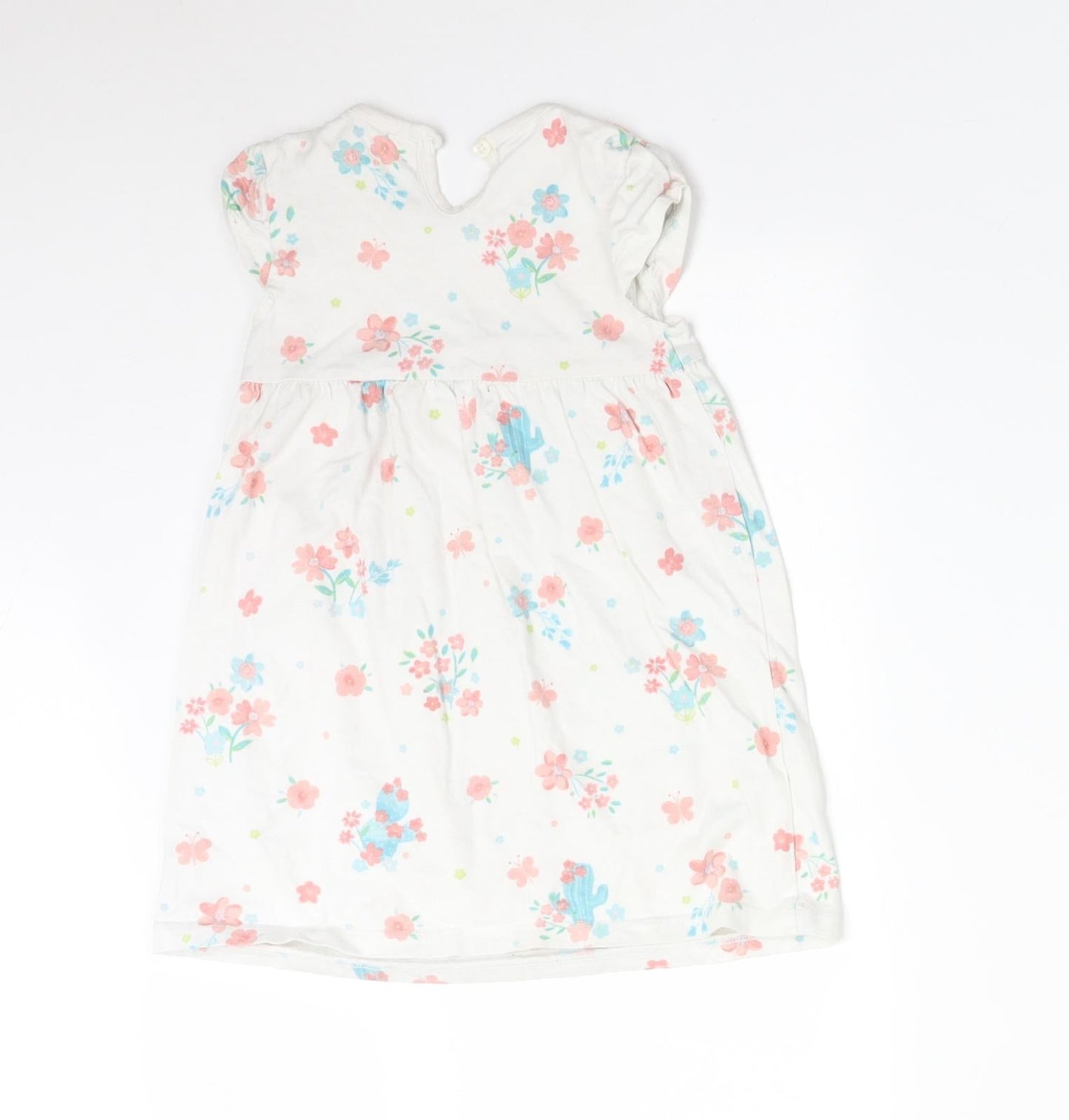 George Girls Multicoloured Floral  A-Line  Size 18-24 Months