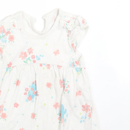 George Girls Multicoloured Floral  A-Line  Size 18-24 Months
