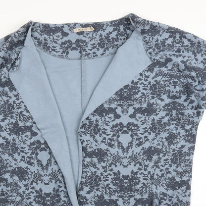 WI&CO Womens Blue Floral  Cardigan Jumper Size L