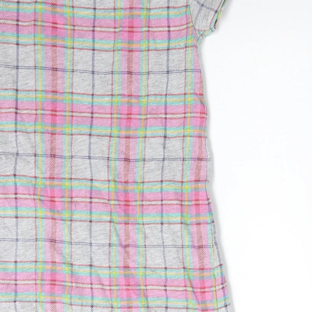 M&Co Girls Multicoloured Check  A-Line  Size 9-12 Months