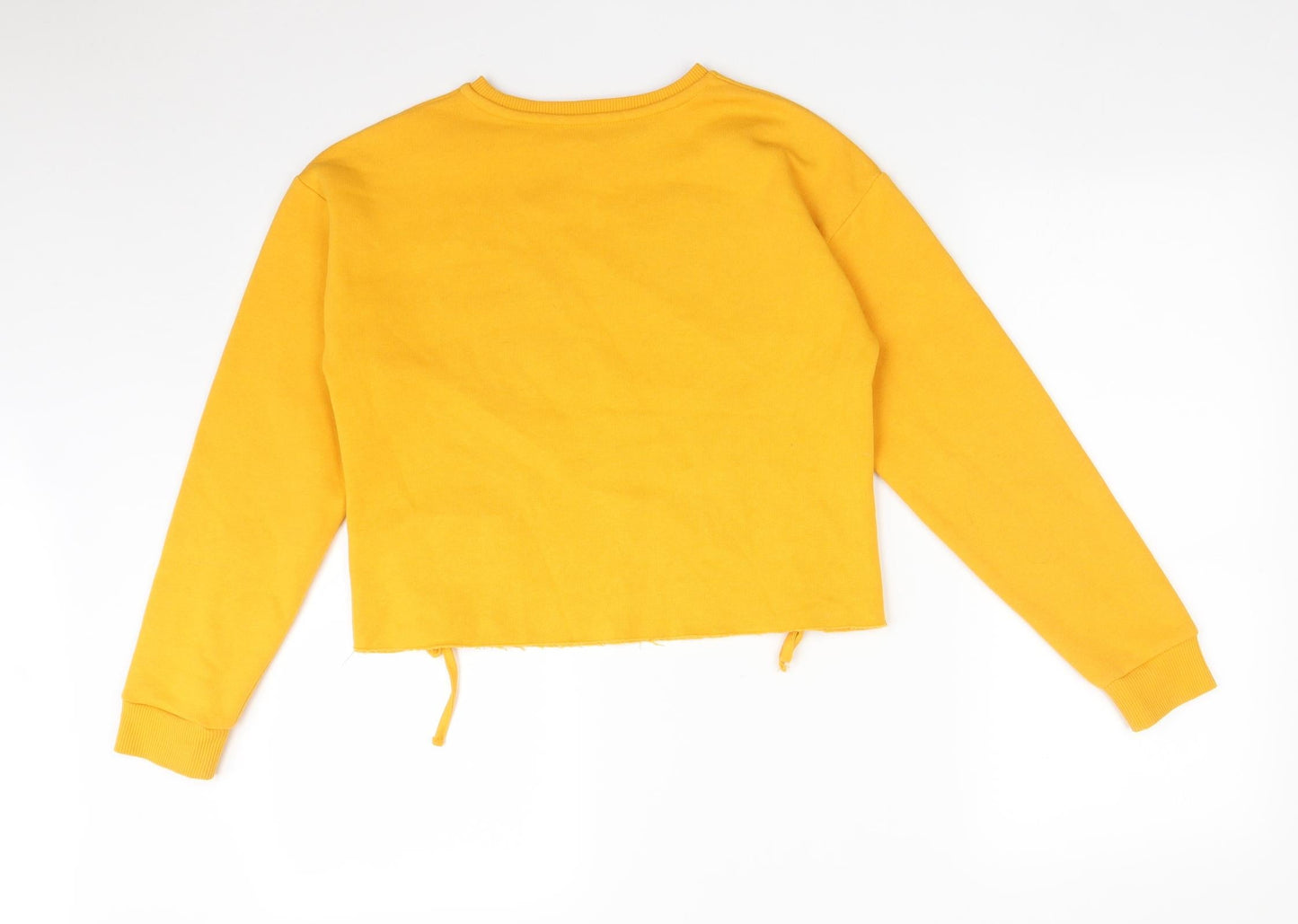 Matalan Girls Yellow   Pullover Sweatshirt Size 12 Years  - CHICAGO