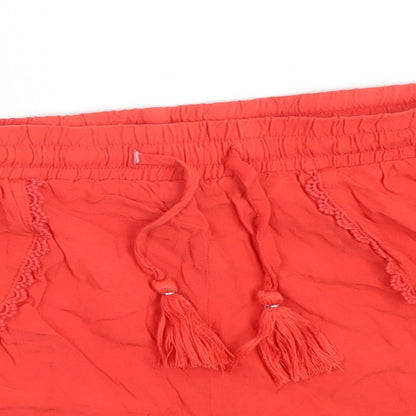 Primark Womens Red    Shorts Size 6