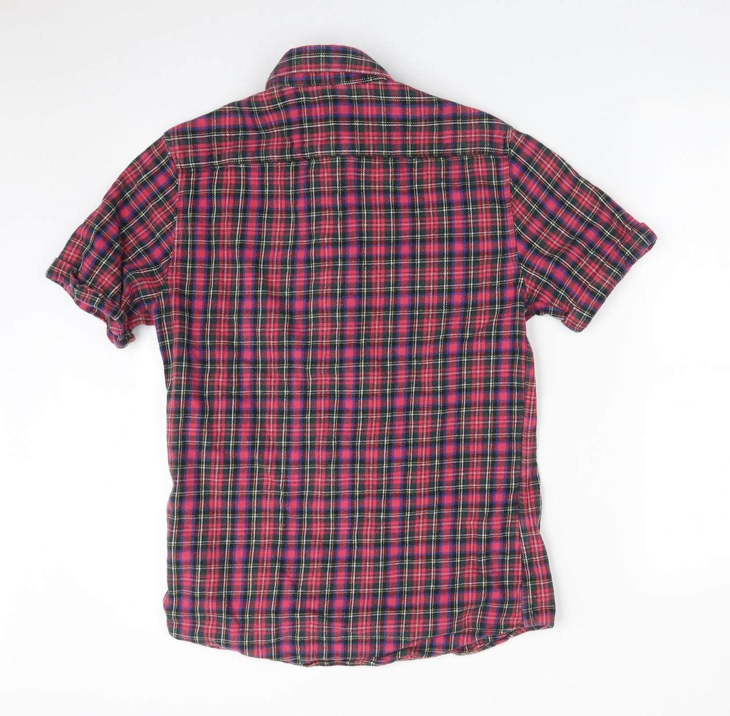 Mens UK Size S Topman Multicoloured  Button-Up Short Sleeve Casual Shirt
