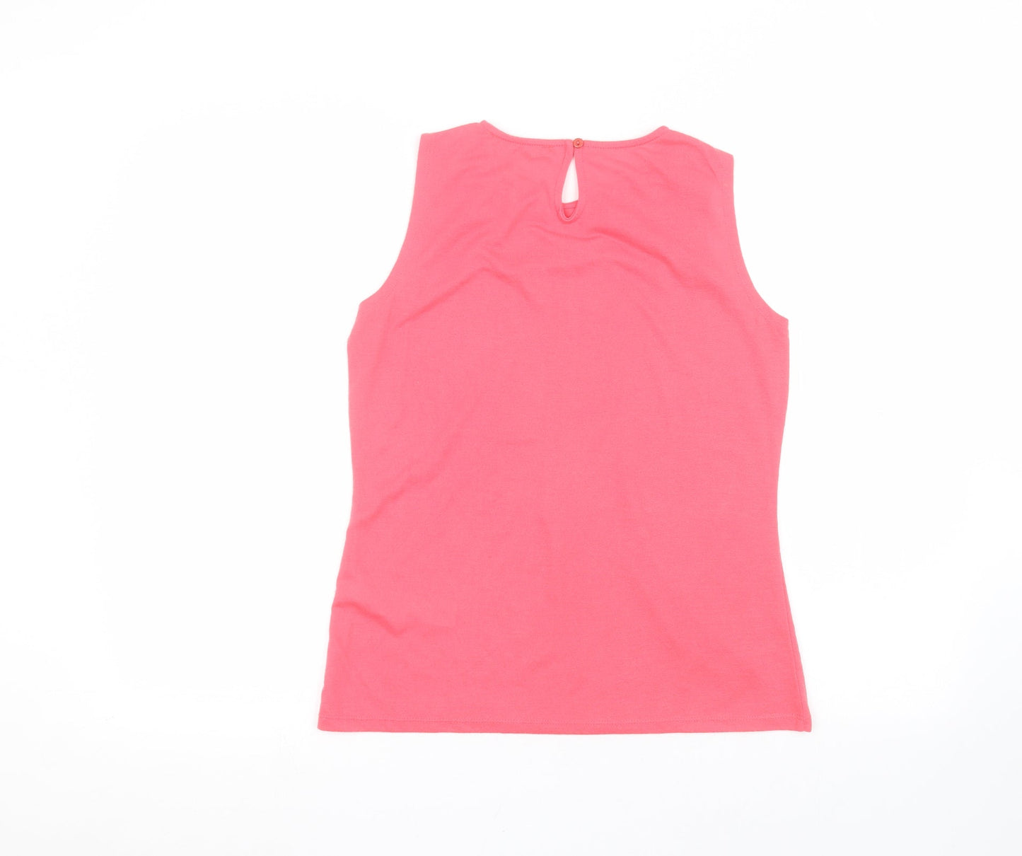 Womens UK Size 10 Dorothy Perkins Pink Basic T-Shirt