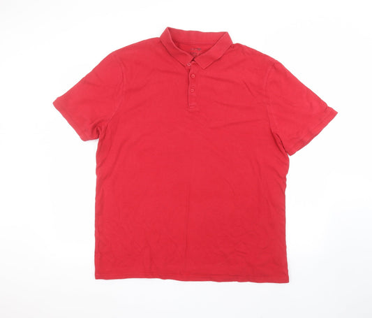 George Mens Red    Polo Size 2XL