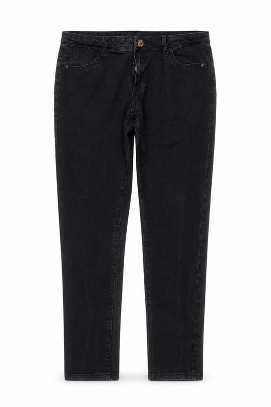Front view of Originals women’s blue skinny jeans, size UK 14, 26-inch leg
