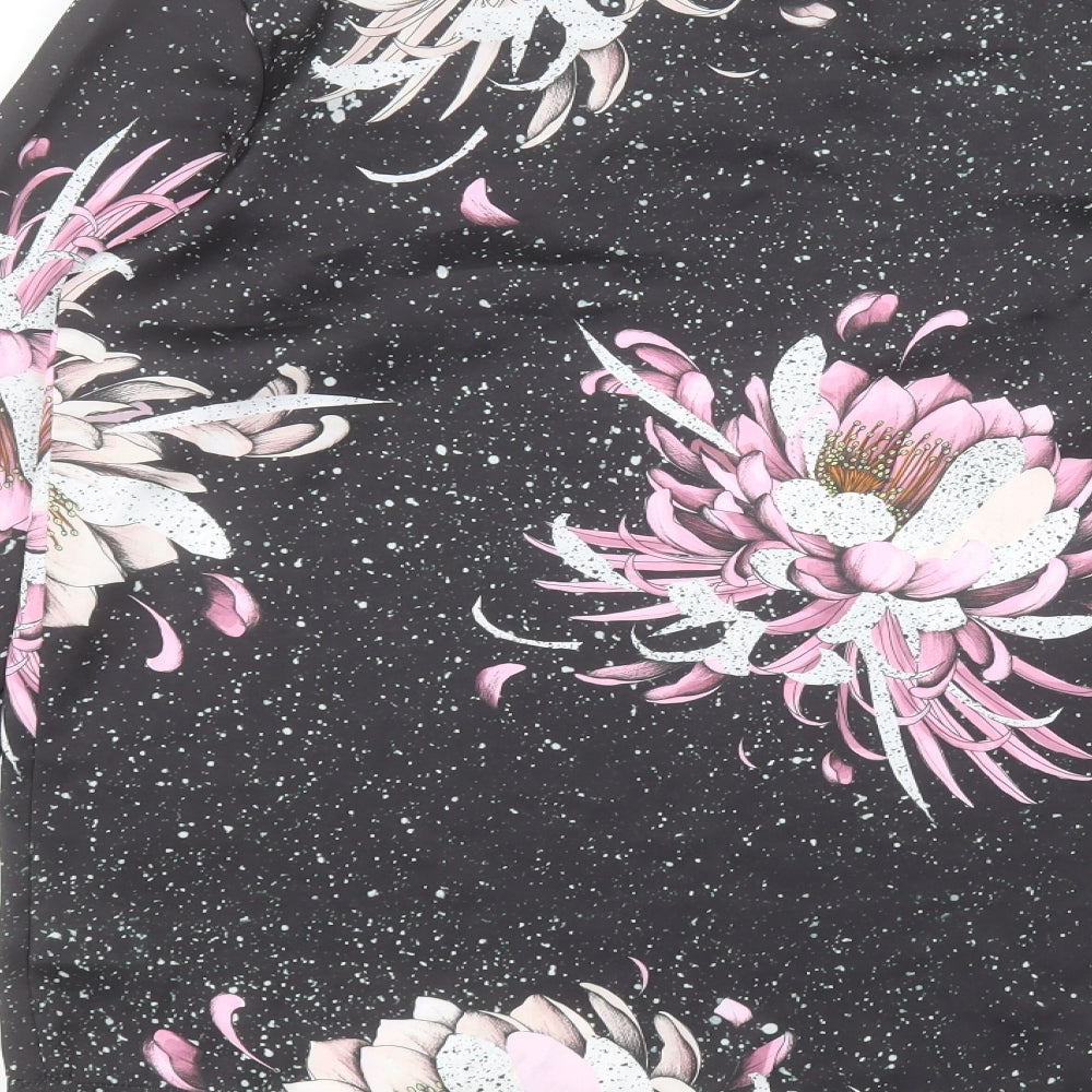 Womens UK Size 12 NEXT Black Basic T-Shirt