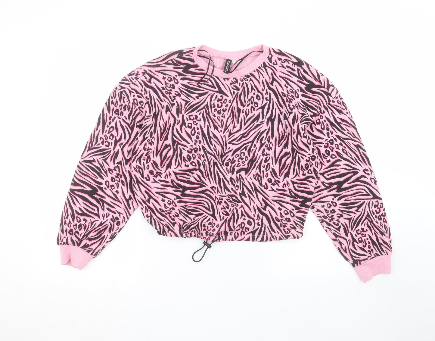 Womens UK Size XS H&M Pink Pullover Jumper