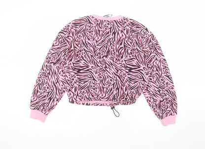 Womens UK Size XS H&M Pink Pullover Jumper