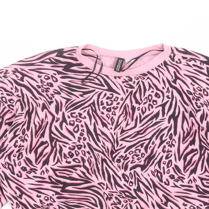 Womens UK Size XS H&M Pink Pullover Jumper