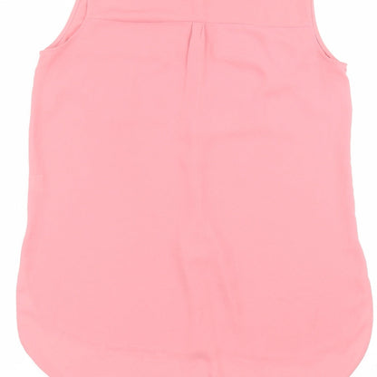 Womens UK Size 10 Atmosphere Pink Basic Button-Up