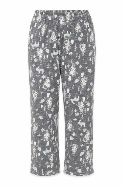 Front view of Marks & Spencer women’s grey sweatpants, size UK 8, 25-inch leg