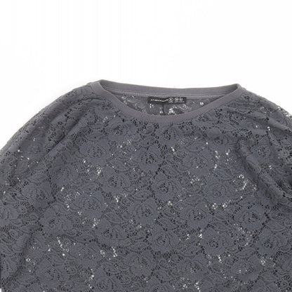 Womens UK Size 6 Atmosphere Blue Pullover Jumper