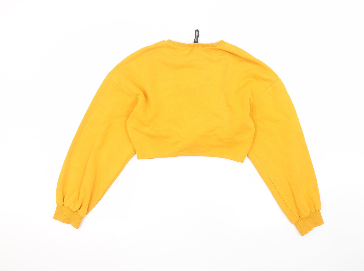 H&M Womens Yellow   Pullover Jumper Size S