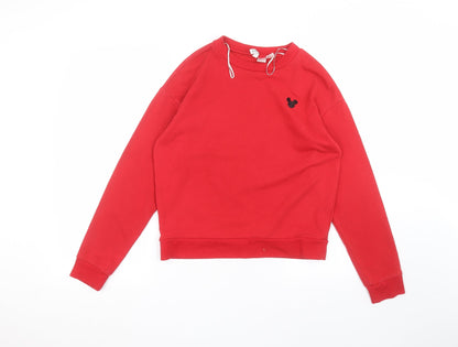 Womens UK Size S H&M Red Pullover Jumper