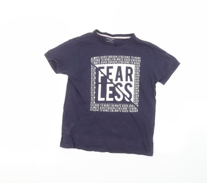 Additional front view of Primark boys’ blue basic t-shirt, size 10-11, years
