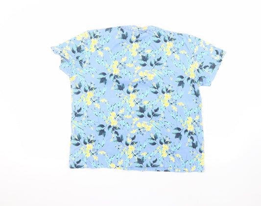 EWM Womens Blue   Basic T-Shirt Size L