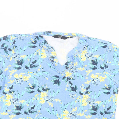 EWM Womens Blue   Basic T-Shirt Size L