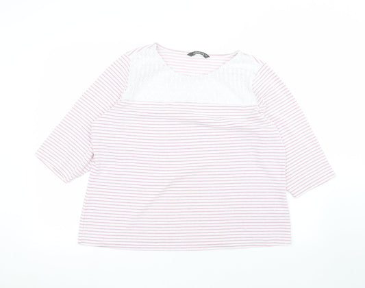 Womens UK Size 20 Bonmarché Pink Pullover Jumper