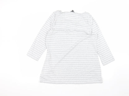 Womens UK Size 16 Love leisure White Pullover Jumper