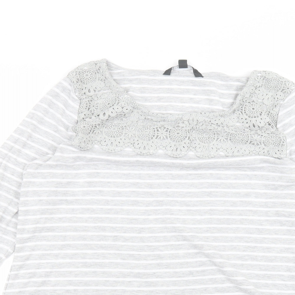 Womens UK Size 16 Love leisure White Pullover Jumper