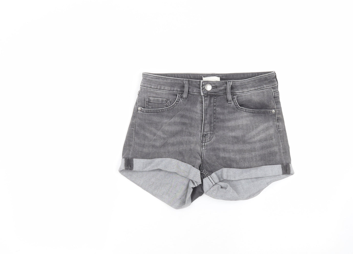 H&M Womens Black   Bermuda Shorts Size 8