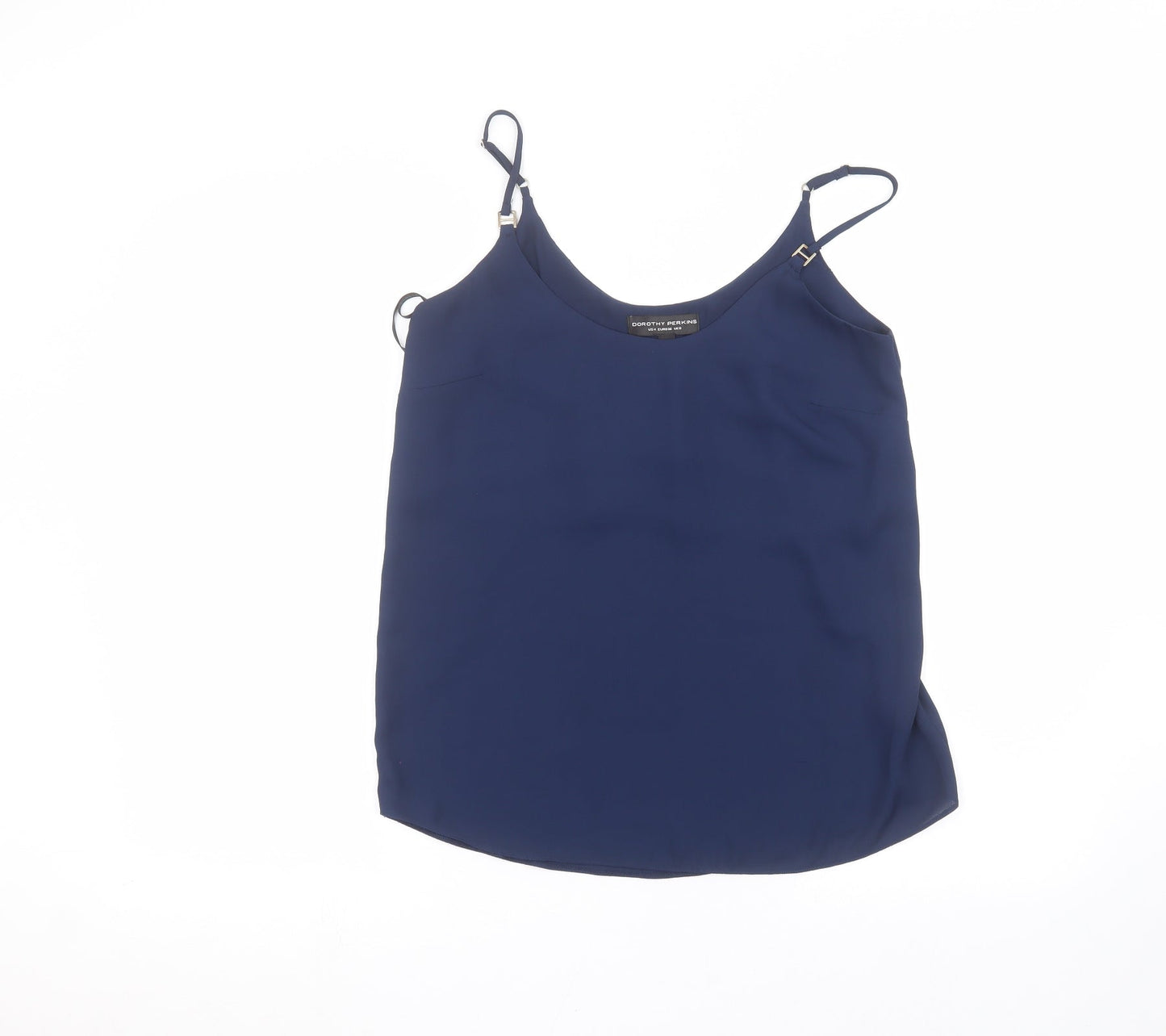 Womens UK Size 8 Dorothy Perkins Blue Basic Blouse