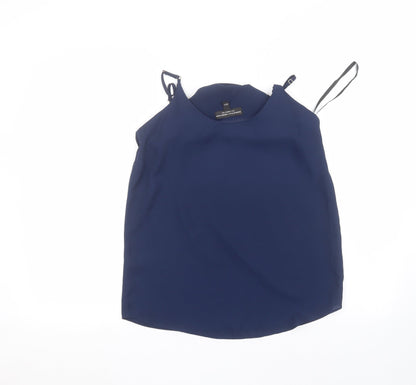 Womens UK Size 8 Dorothy Perkins Blue Basic Blouse
