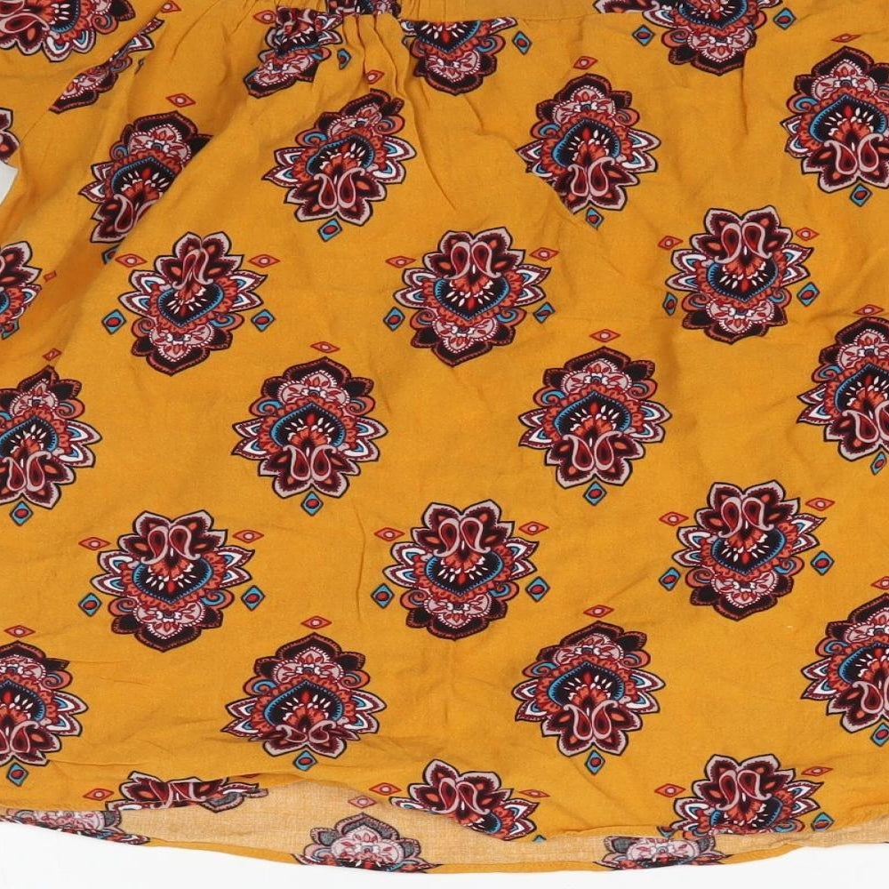 Matalan Womens Multicoloured Paisley  Basic Blouse Size 12